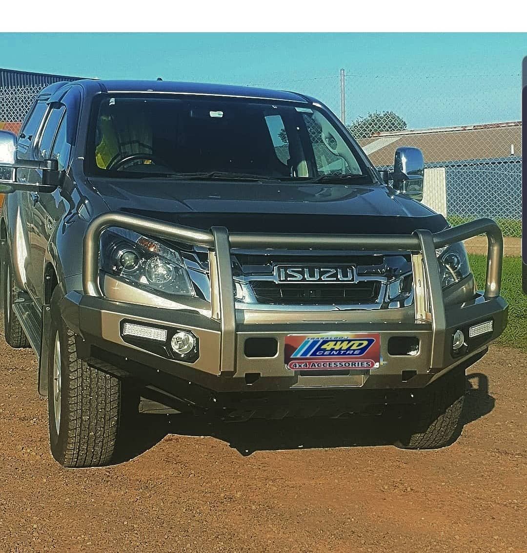 Black Isuzu Car Parked Outside — Traralgon, VIC — Traralgon 4WD Centre