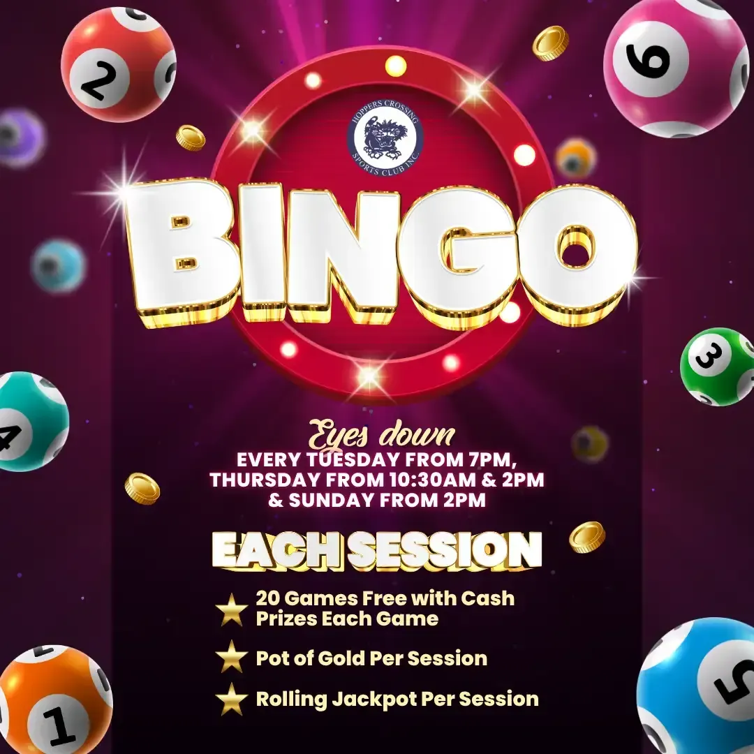 Bingo at Hoppers Crossing Sports Club