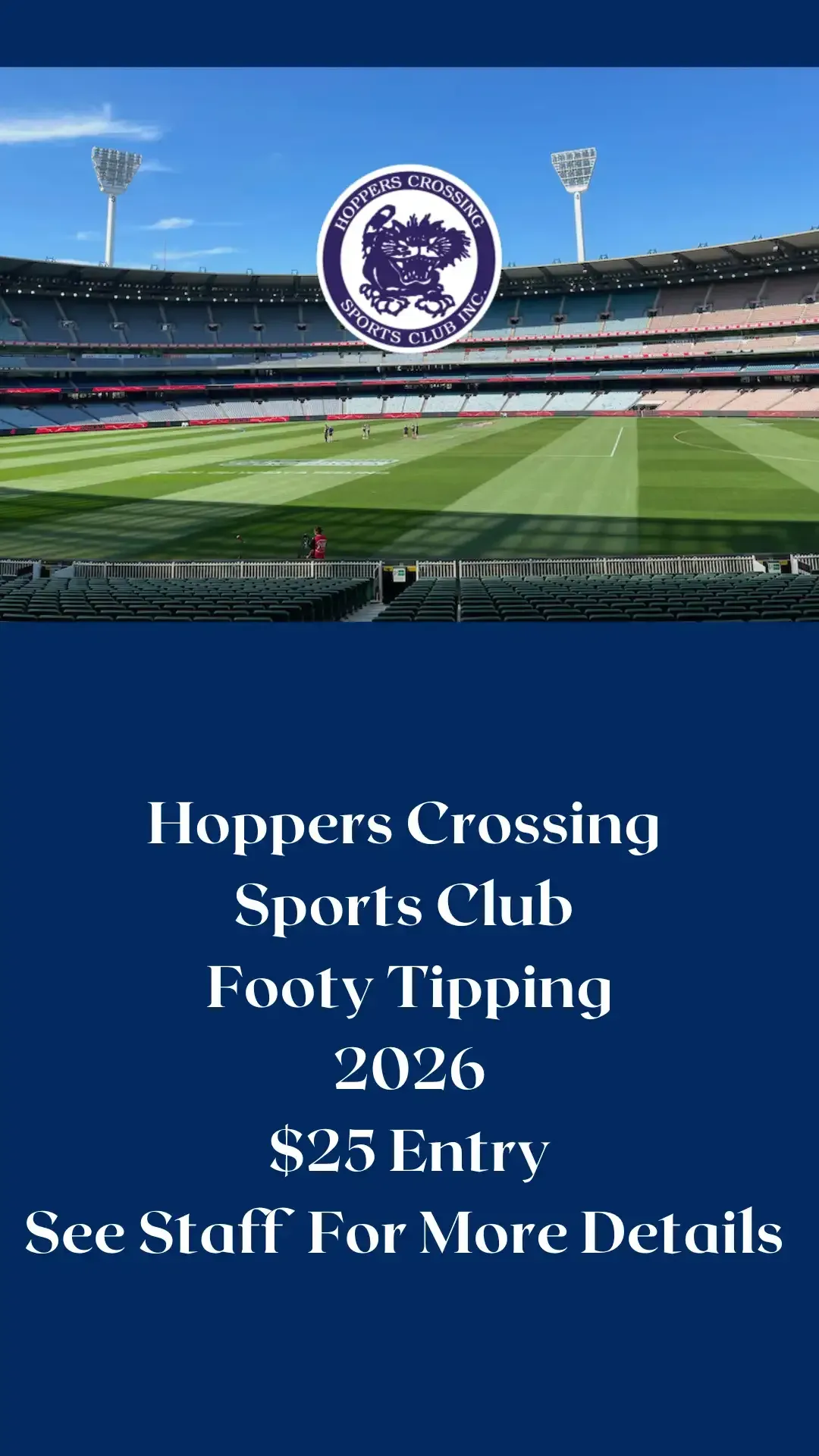 Hoppers Crossing Sports Club Footy Tipping