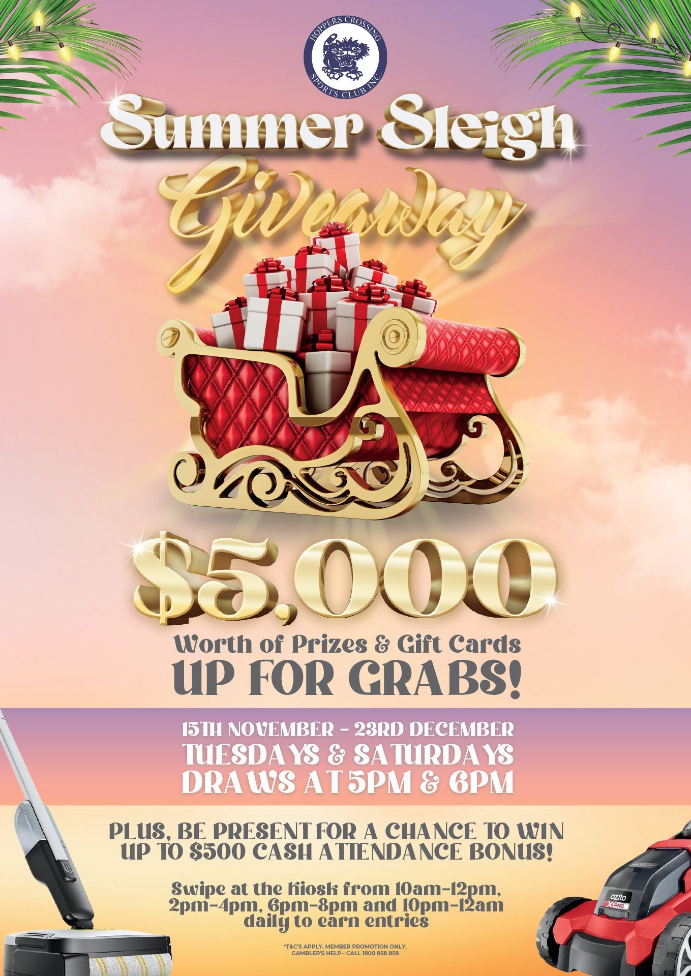 Summer Sleigh Giveaway $5,000 up for grabs
