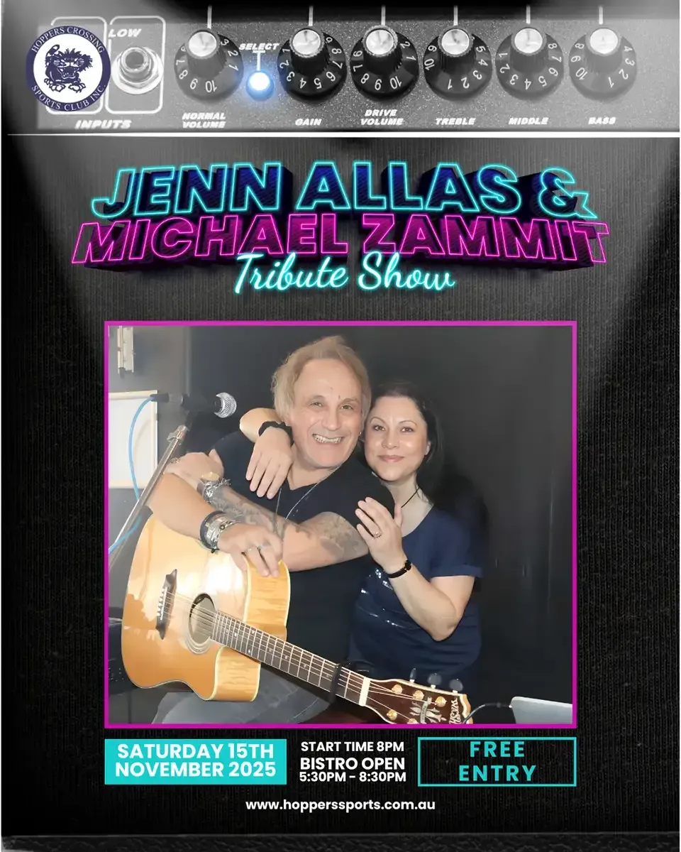 Free Live Music from Jenn Allas & Michael Zammit Tribute Show