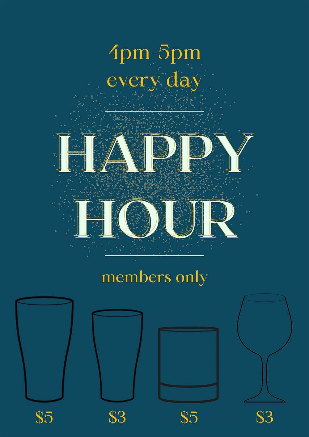 Happy Hour Every Day at Hoppers Crossing Sports Club
