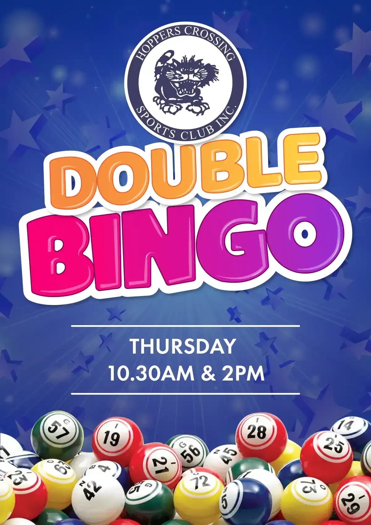 Double Bingo Thursdays at Hoppers Crossing Sports Club