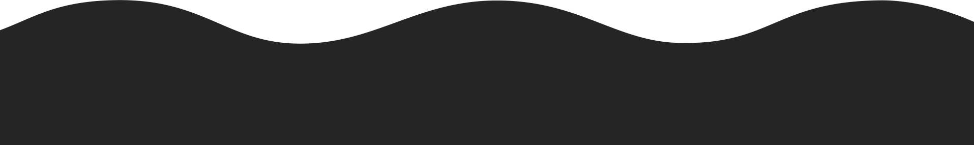 Wavy, dark gray pattern with three rounded peaks.