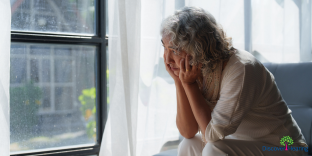 lady with hearing loss experiencing isolation