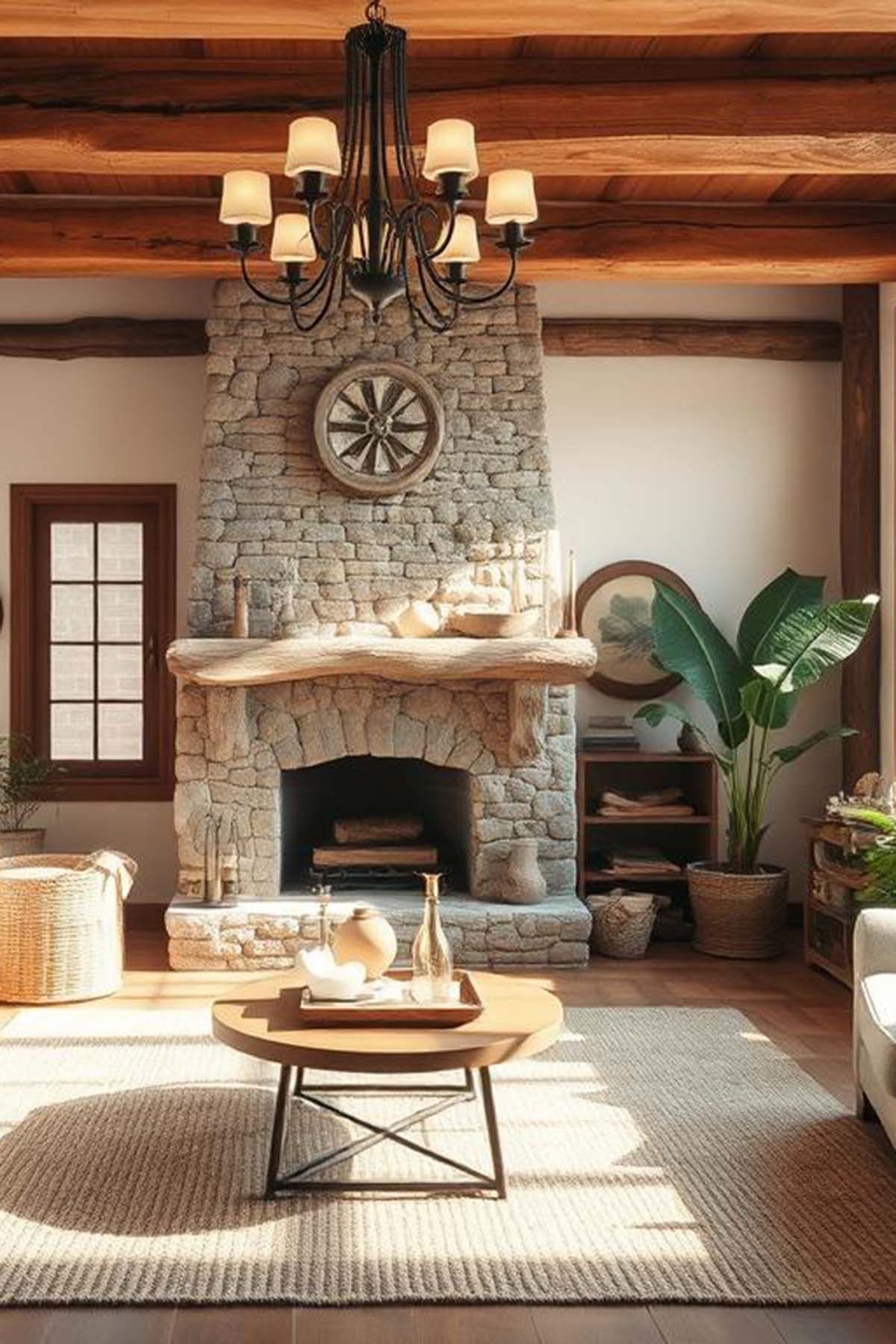 Rustic living rooms don’t have to be dark and masculine. Check out all the options for a rustic coz