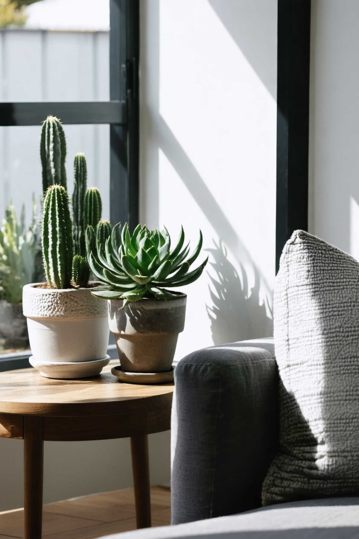 Succulents and Cacti will work well as long as they have enough direct light. 