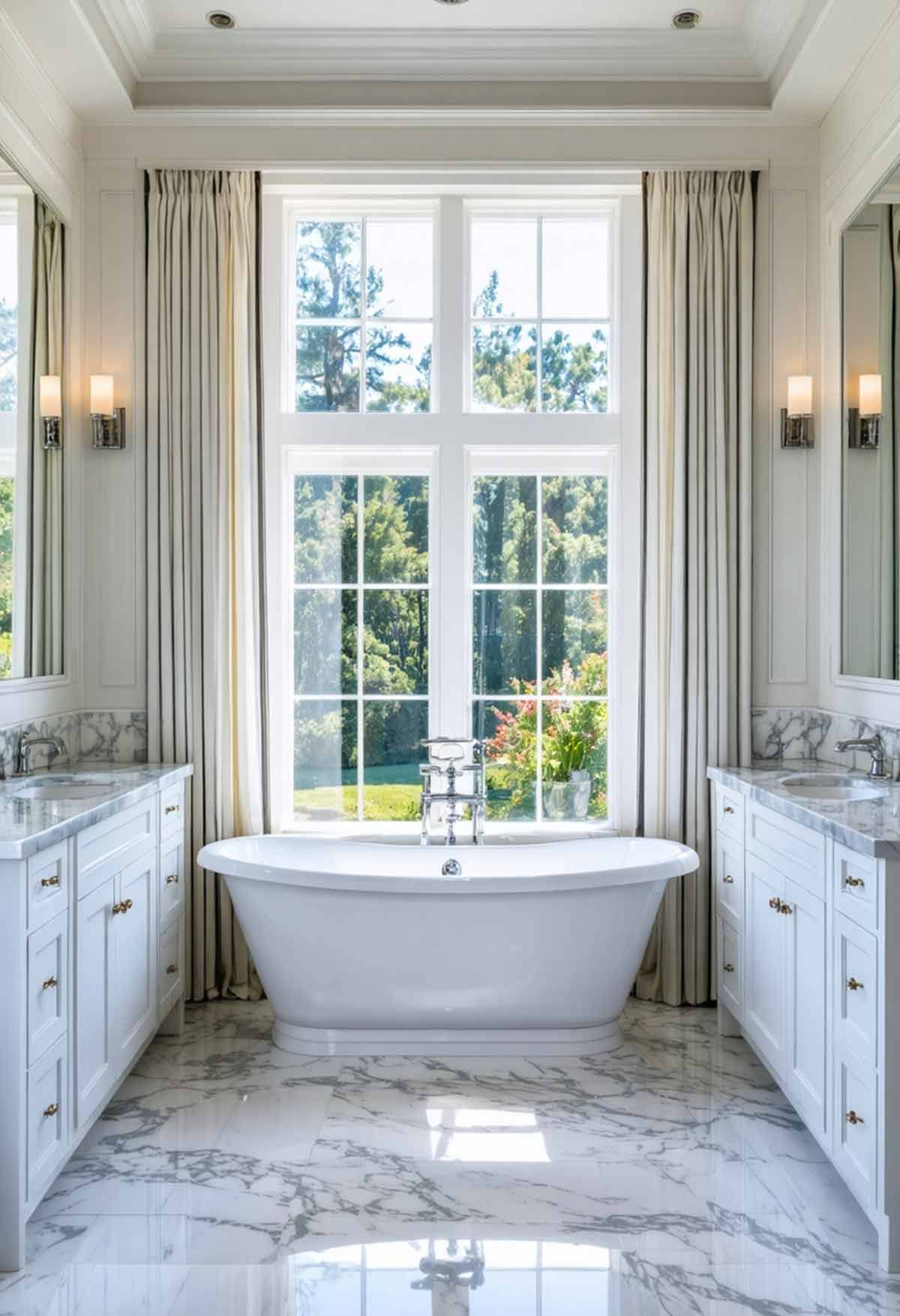Discover the essential elements of Hamptons-Style Bathrooms