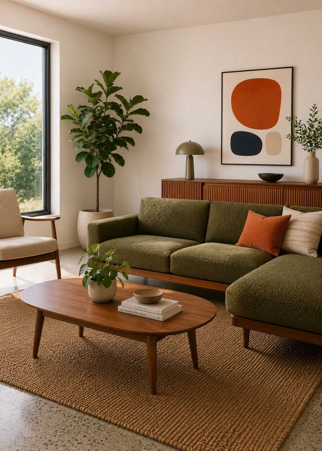 Combine texture with minimalist design by adding rugs, throws and other soft furnishings.
