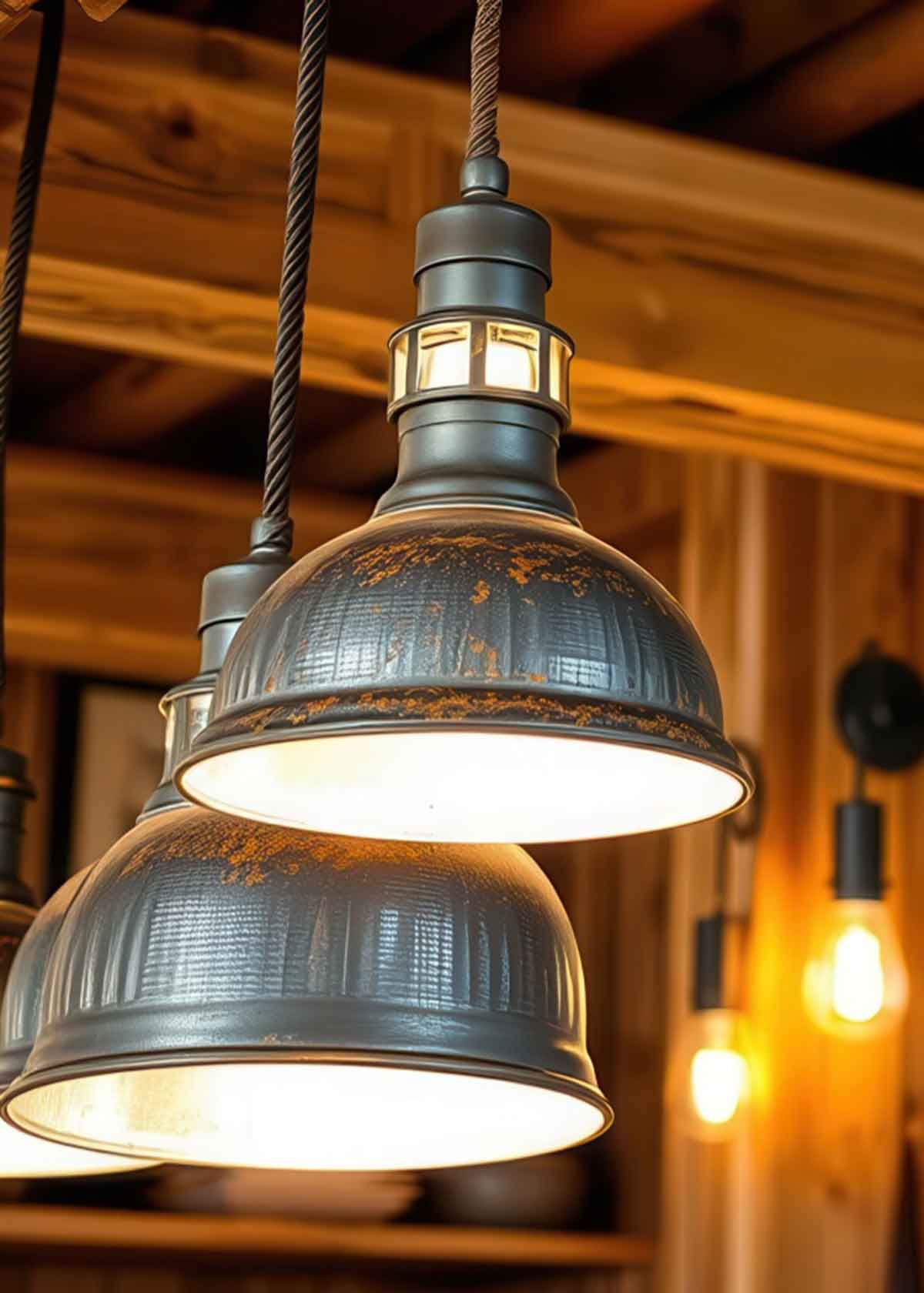 Transform your home with charming rustic lighting ideas that blend vintage appeal and country warmth