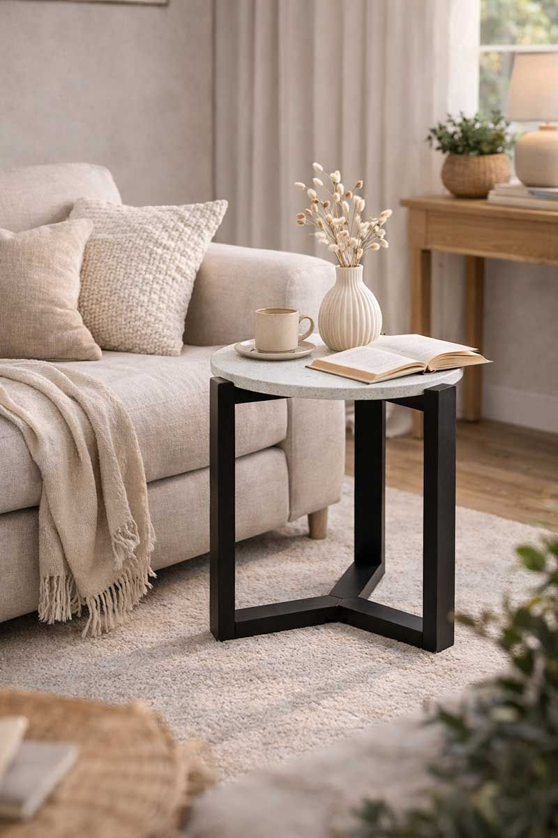 Freedom Furniture's Sass Side Table is one of my fave Freedom pieces for this month.
