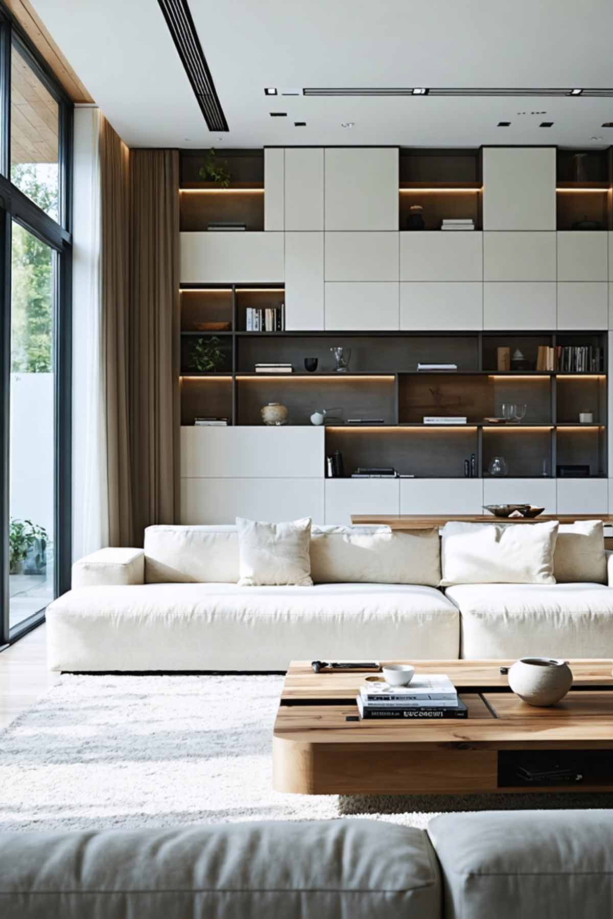 Top_Minimalist_Furniture_Pieces_for_Modern_Homes_0003 White sectional sofa in a minimalist modern home