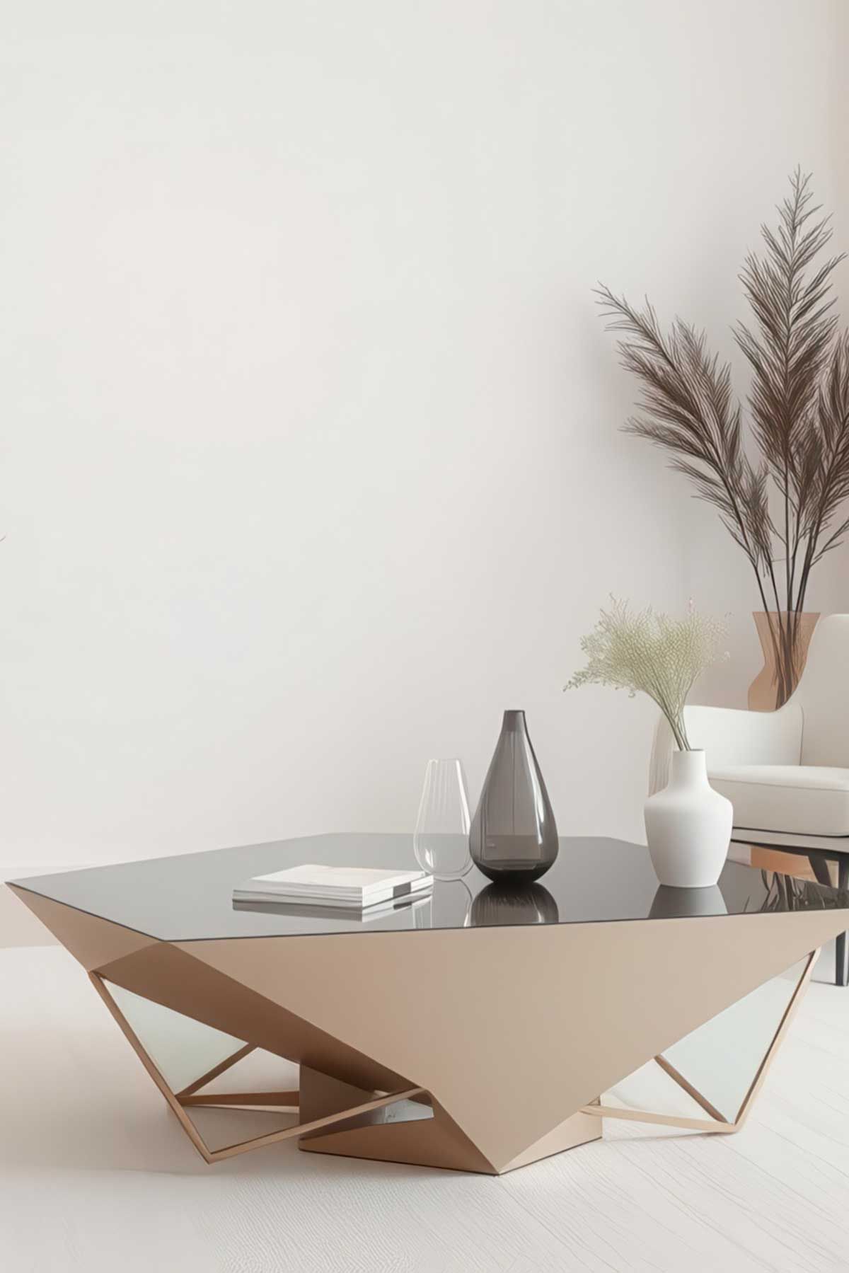 Top_Minimalist_Furniture_Pieces_for_Modern_Homes_0006 A hexagonal stunningly designed minimalist coffee table.