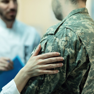 Military personnel giving his side of the story