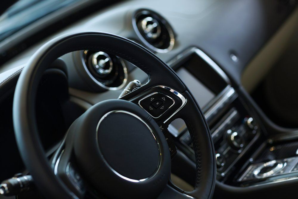 A Close-up Of the Steering Wheel of A Car — Al's Mechanical & 4WD Grafton Repairs in Grafton, NSW