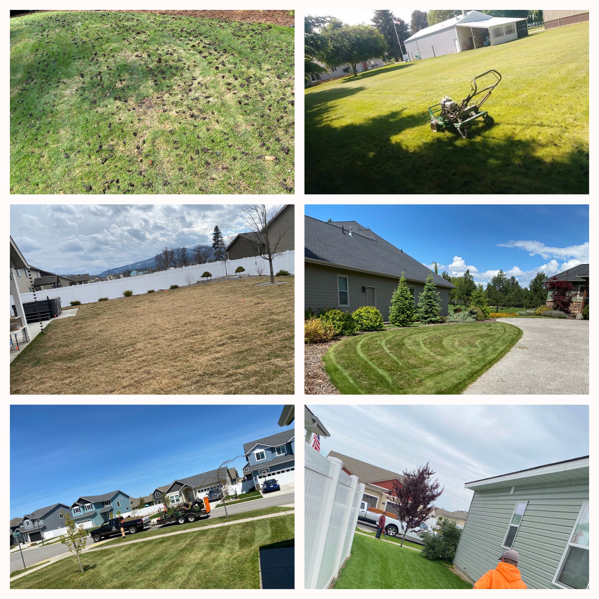 lawn care and landscape maintenance and installations