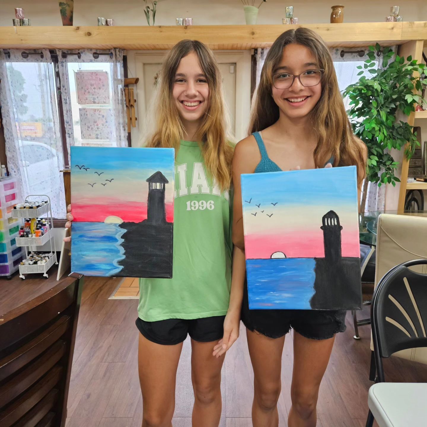 lighthouse painting