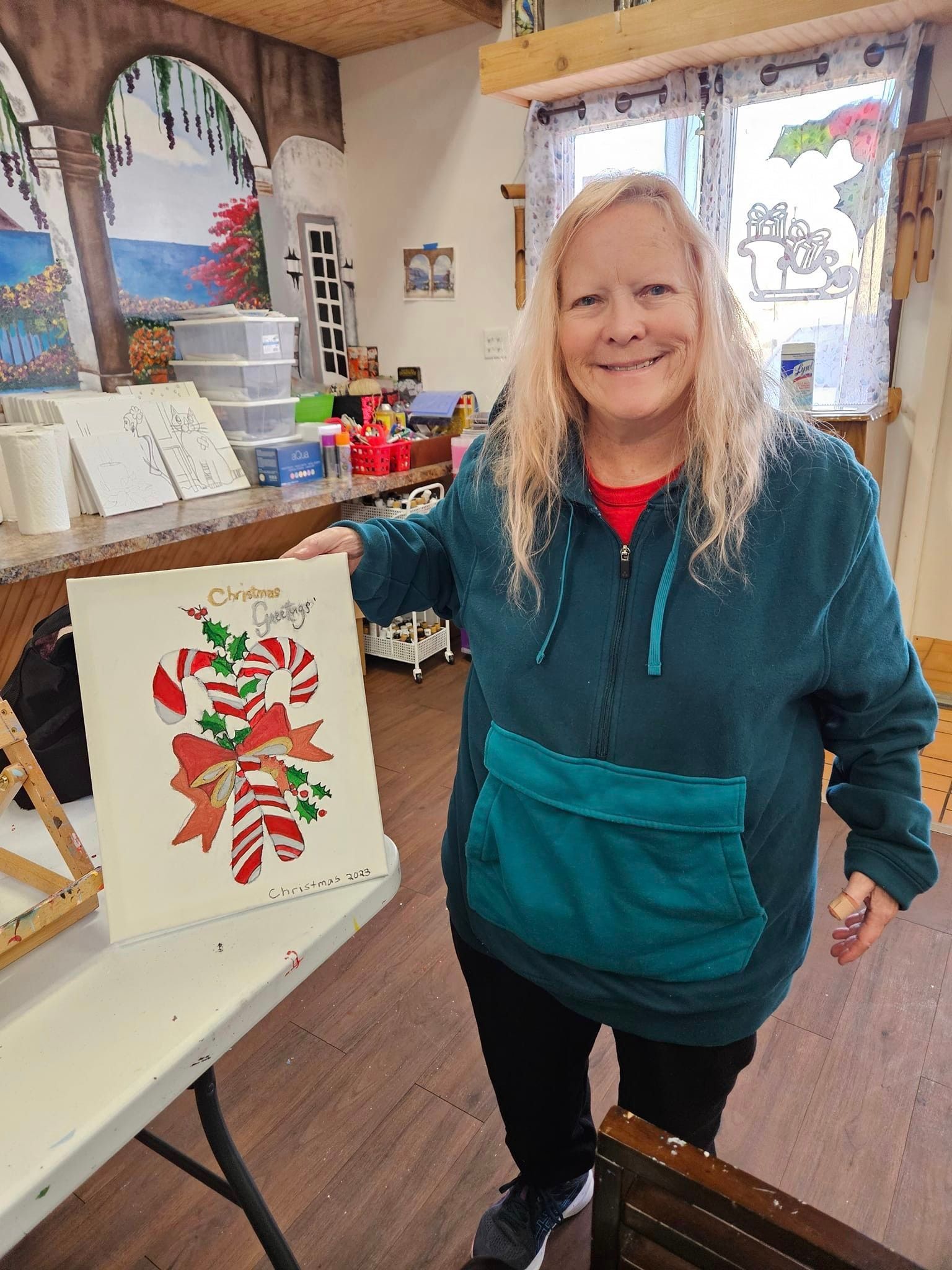 christmas decoration painting