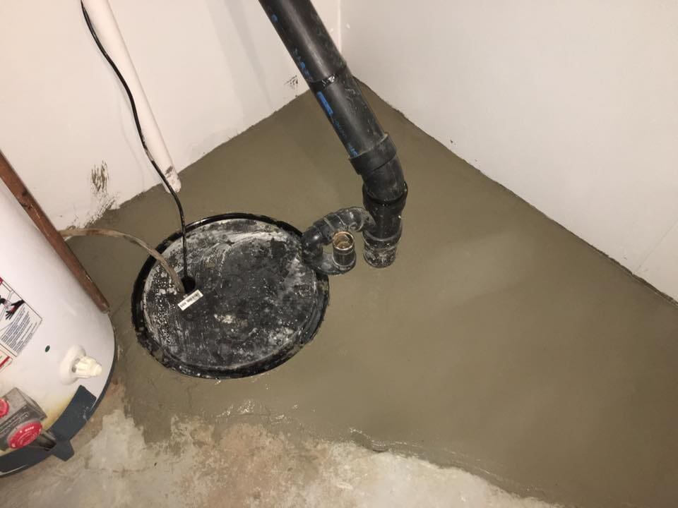 Sump Pump Installed — Foundation Repairs in Dr. Buckner, MO