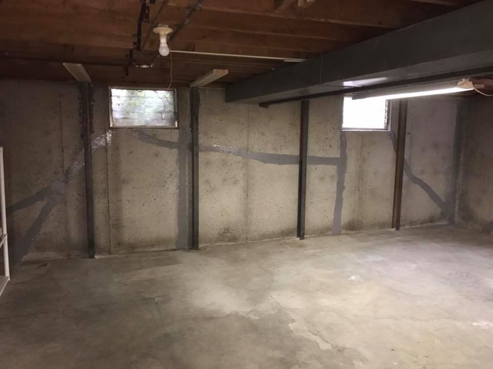 Bowed Wall Bracing — Foundation Repairs in Dr. Buckner, MO
