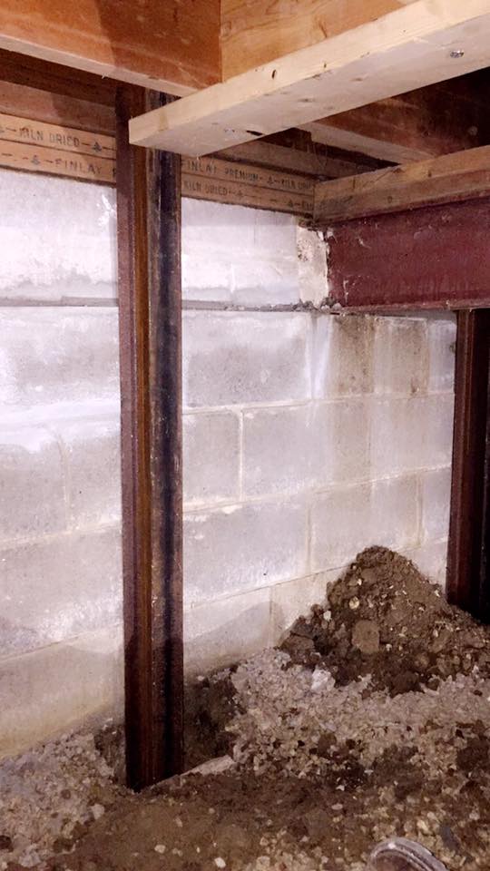 Metal Brace — Foundation Repairs in Dr. Buckner, MO