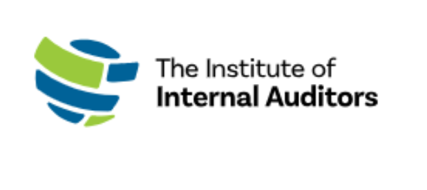 Logo of The Institute of Internal Auditors: A globe with green and blue segments, next to the organization's name.
