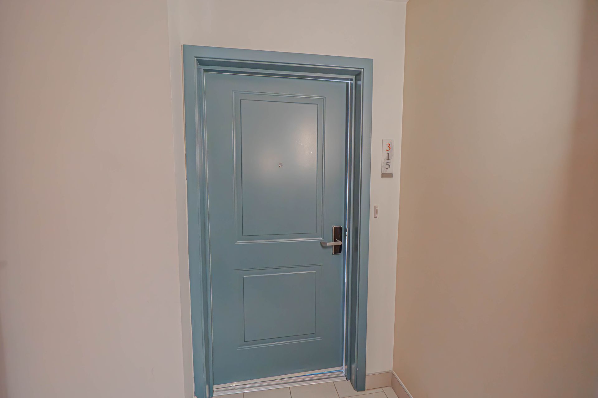 Monticello Apartments studio entry