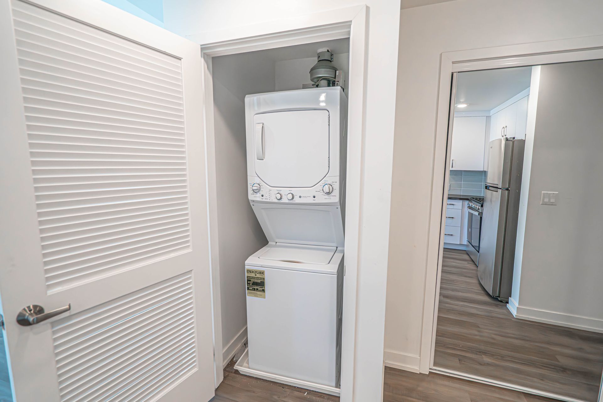 Monticello Apartments 2-bedroom laundry area