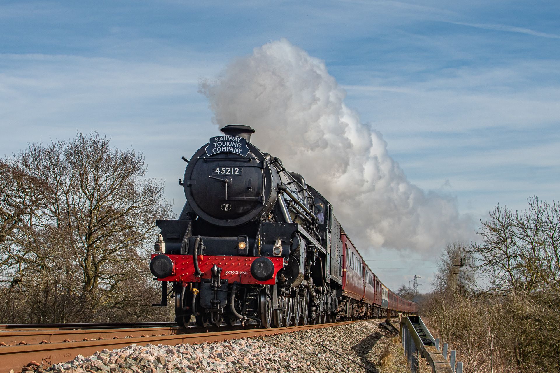 buxton spa express steam train