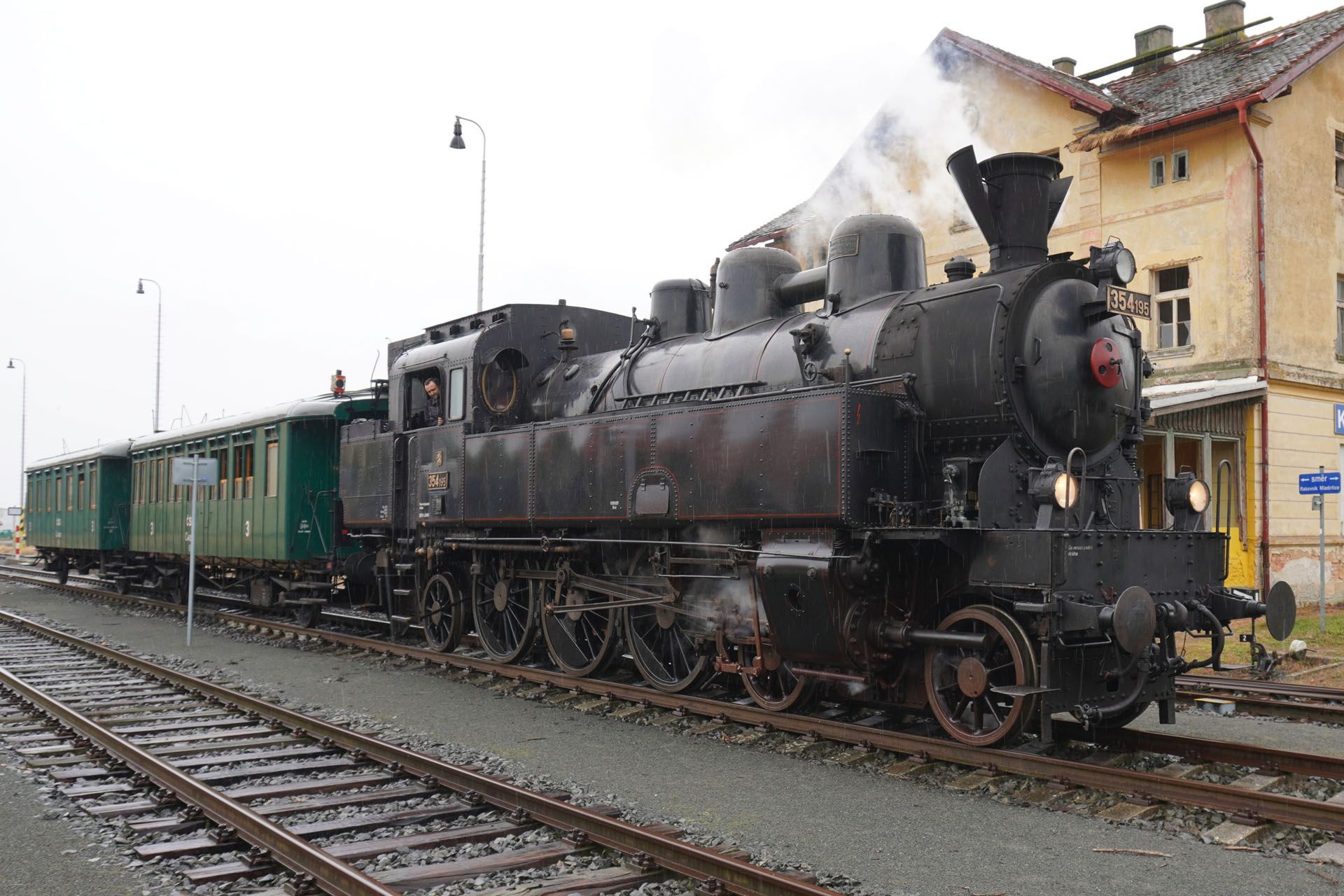 Snow and Steam in Austria and Moravia