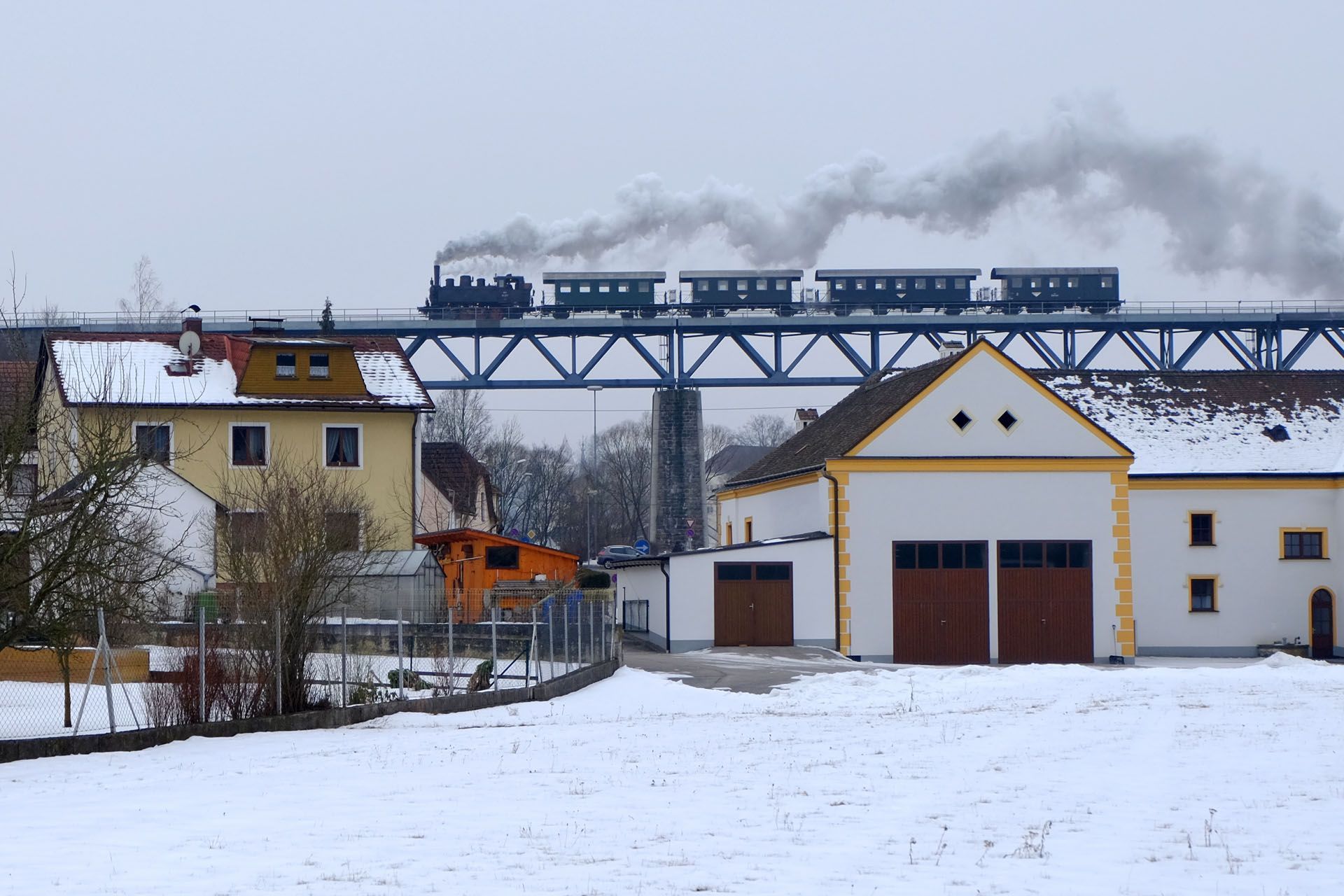 Snow and Steam in Austria and Moravia