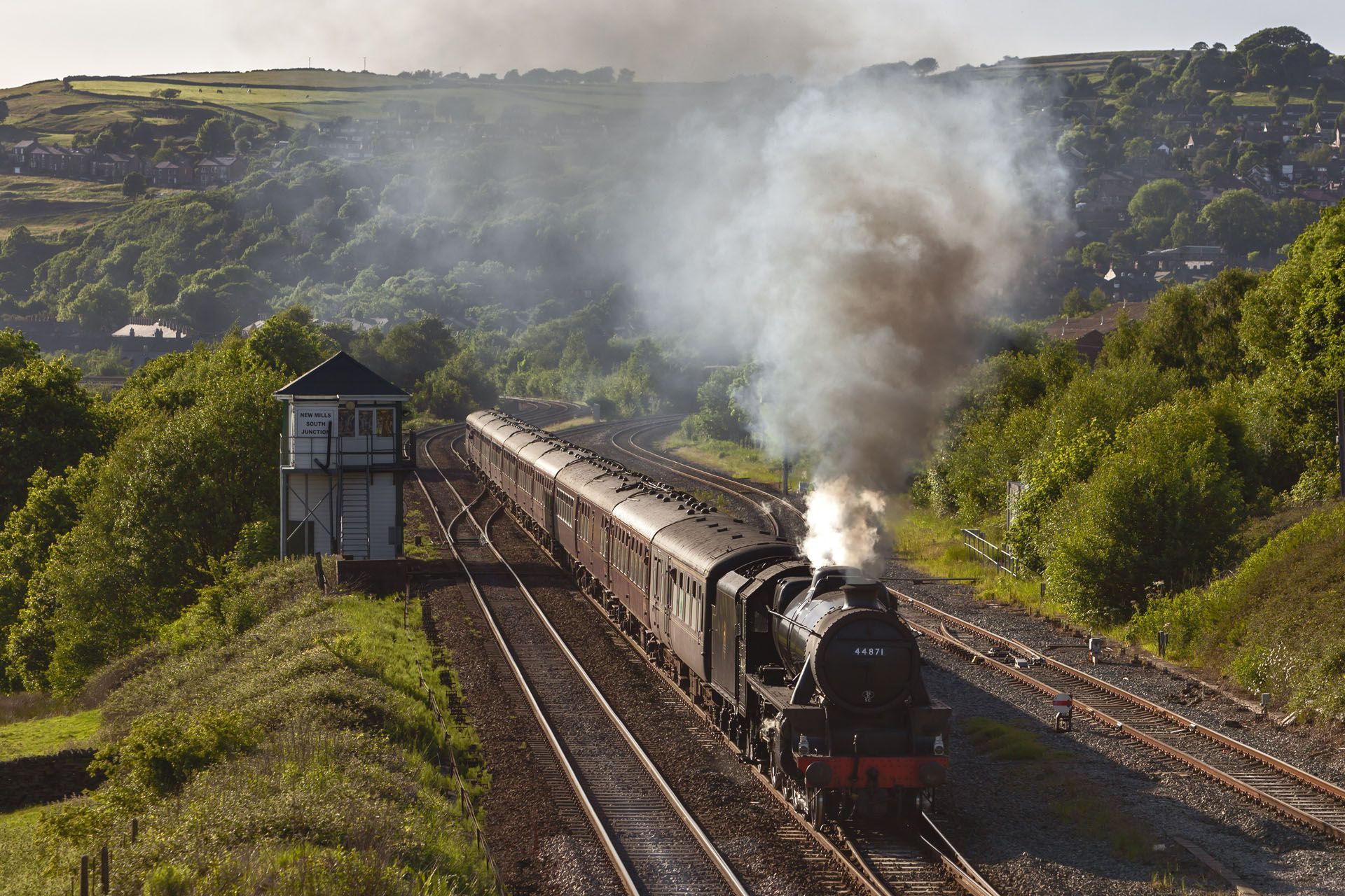 dorset coast express steam train