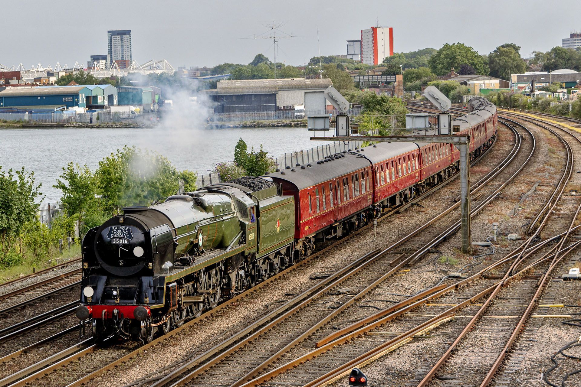 end of southern steam, steam train