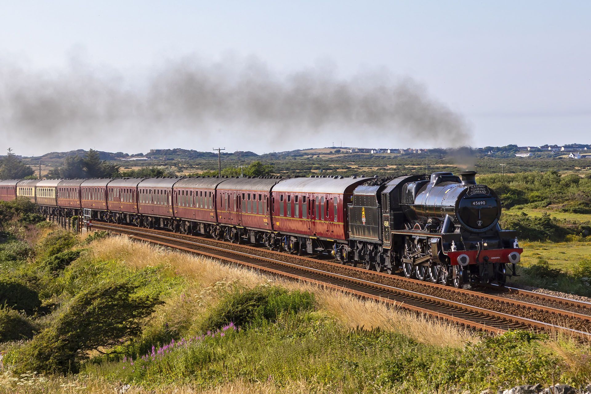 north wales coast express steam train