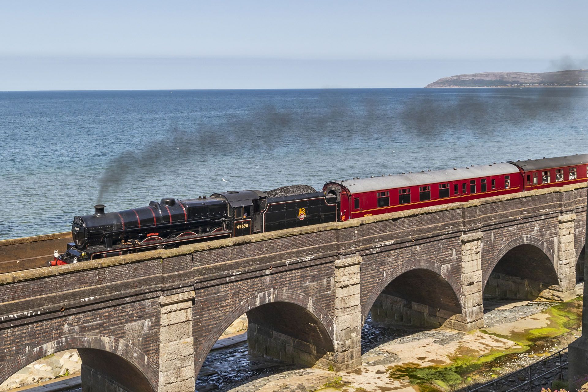 north wales coast express steam train