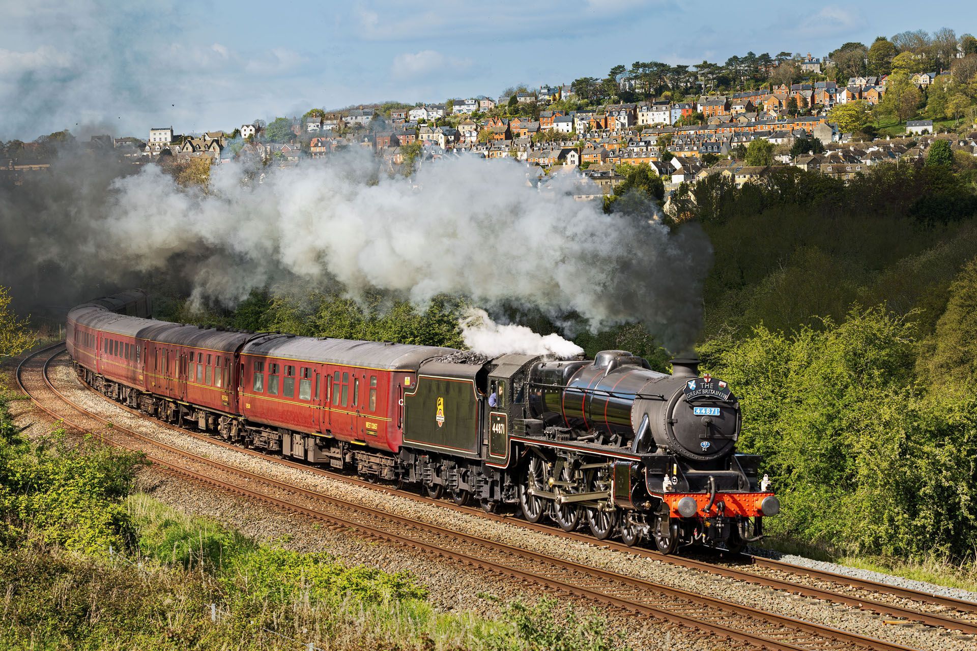 white rose steam train