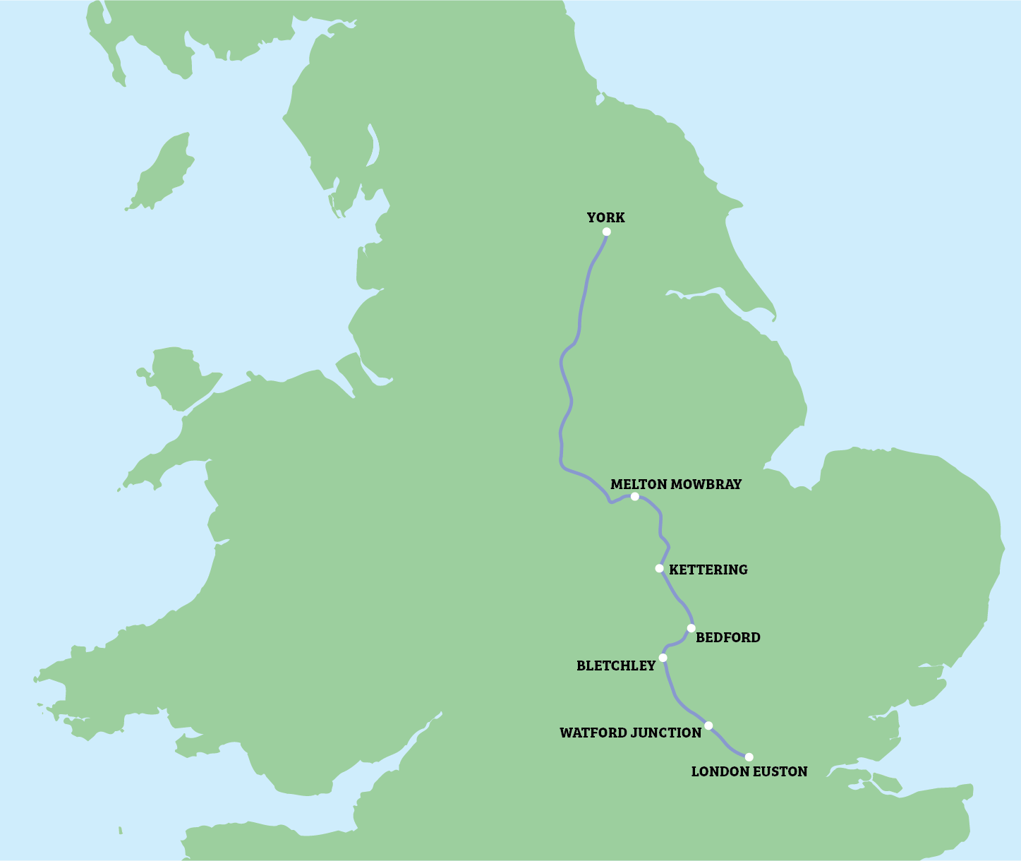 yorkshireman route map