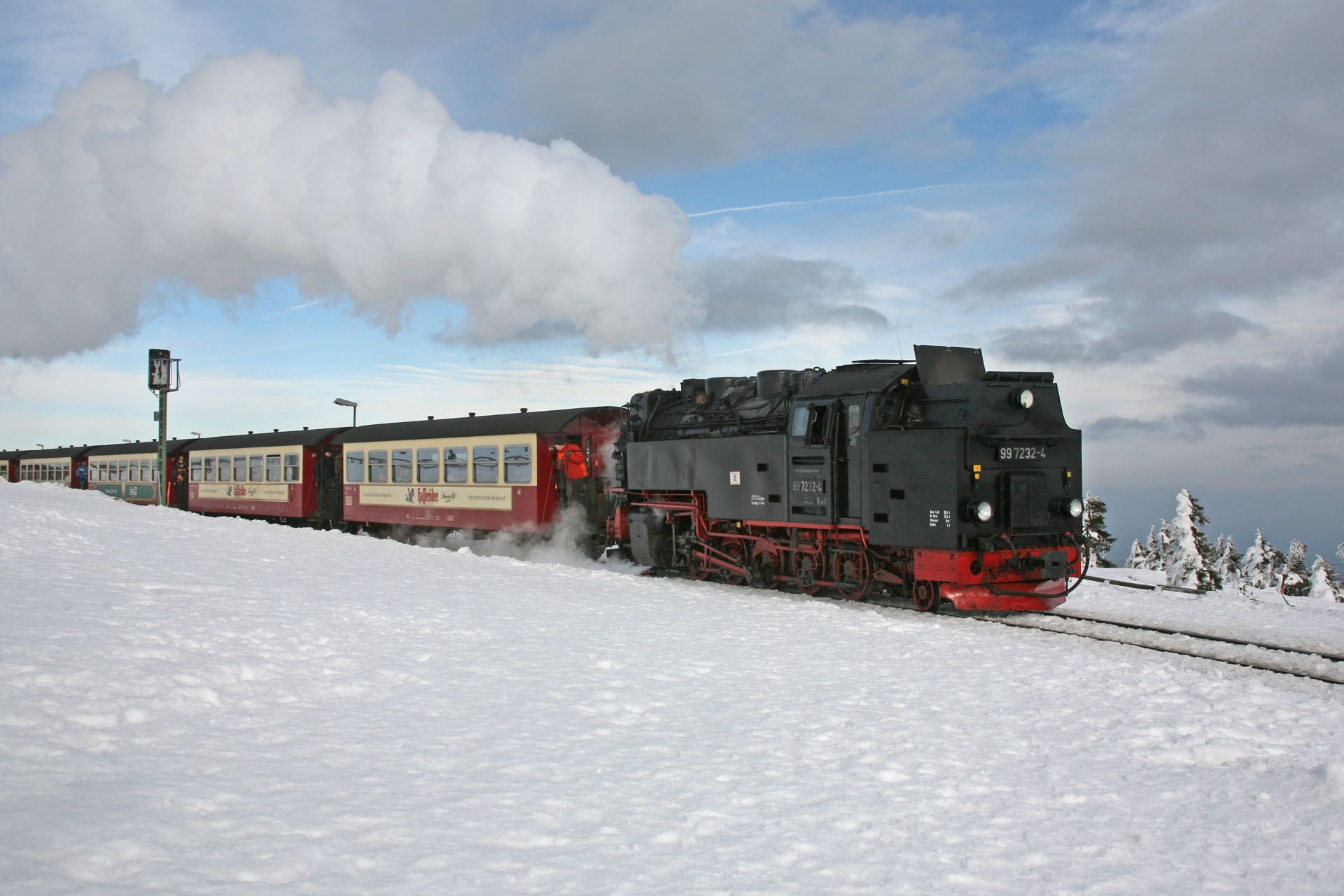 winter in the harz mountains