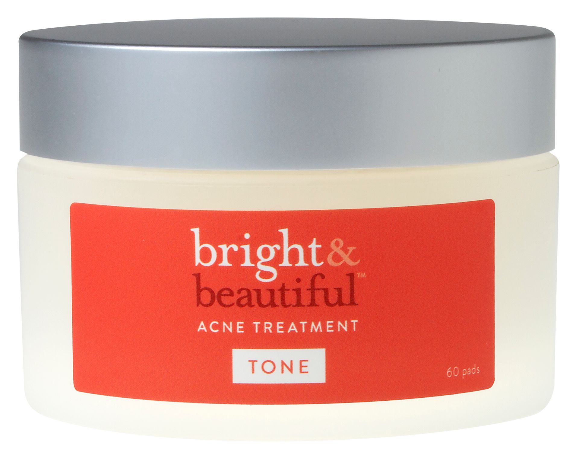 A jar of bright and beautiful acne treatment