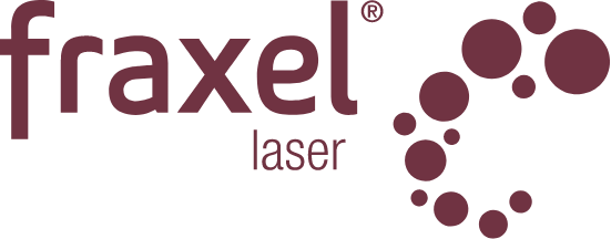 a fraxel laser logo with circles around it