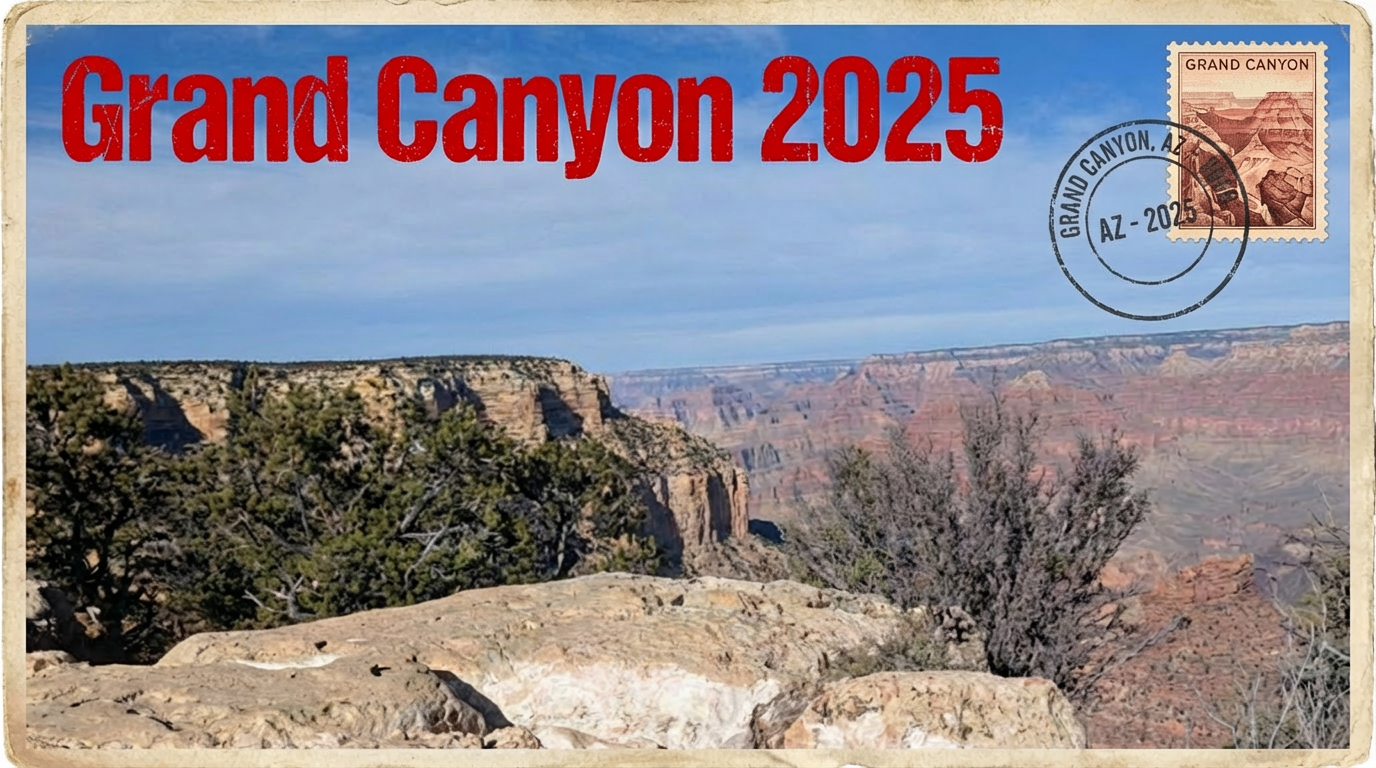 Grand Canyon Postcard December 2025