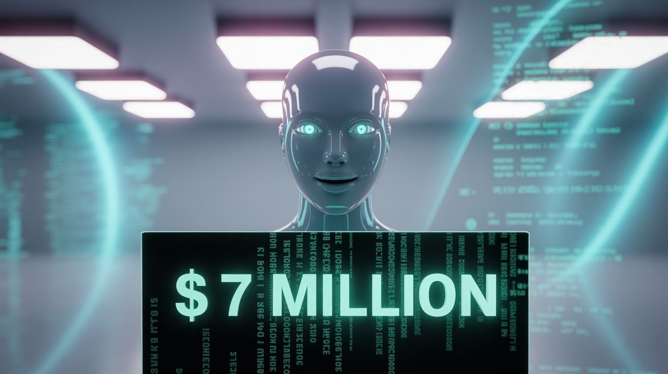 AI avatar livestream host selling products with digital interface showing sales metrics