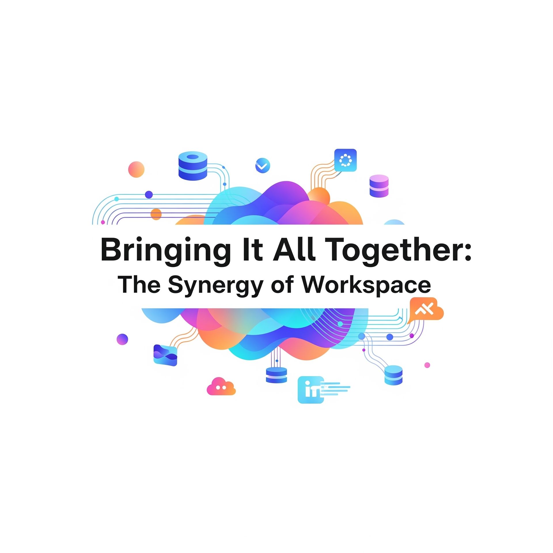 A logo for bringing it all together : the synergy of Google workspace.