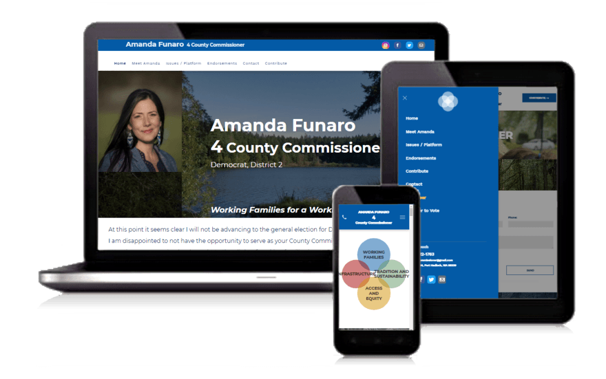 Political Campaign Web Design Election Website