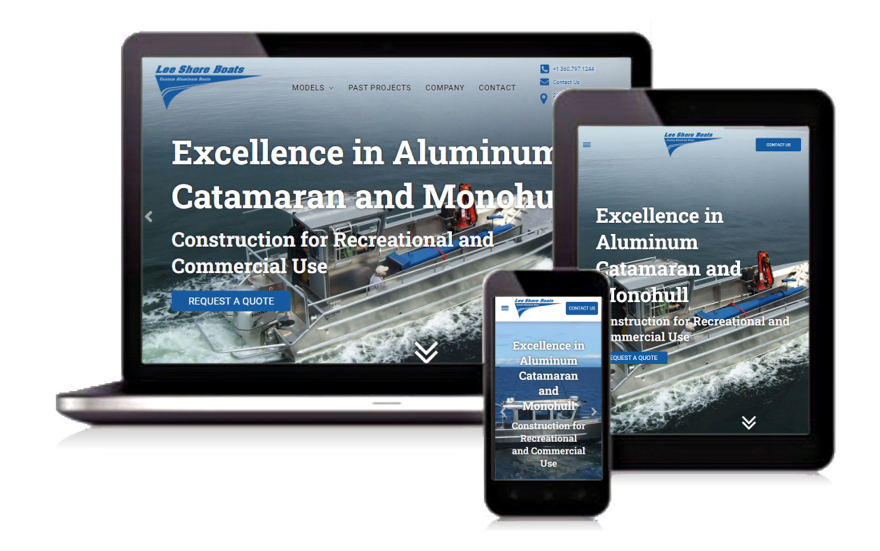 Boat Manufacturing Web Design