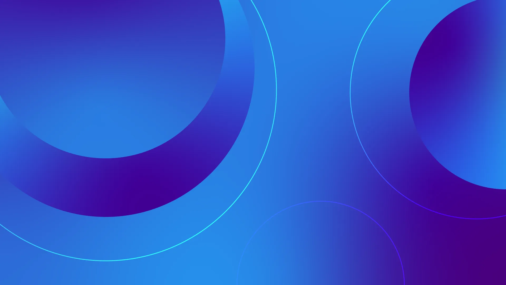Um fundo abstrato azul e roxo com círculos e linhas