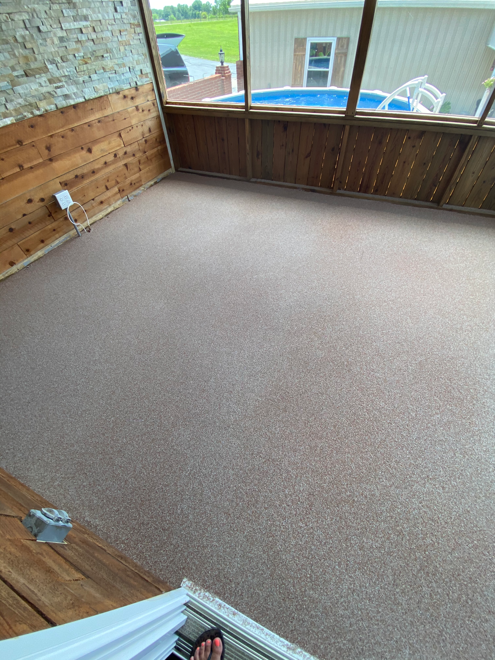 quartz epoxy floor