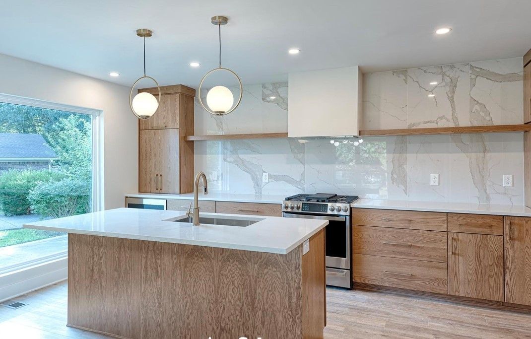 Newly Renovated Custom Kitchen Modern - Elizabeth, IN - AG Master Tile & More