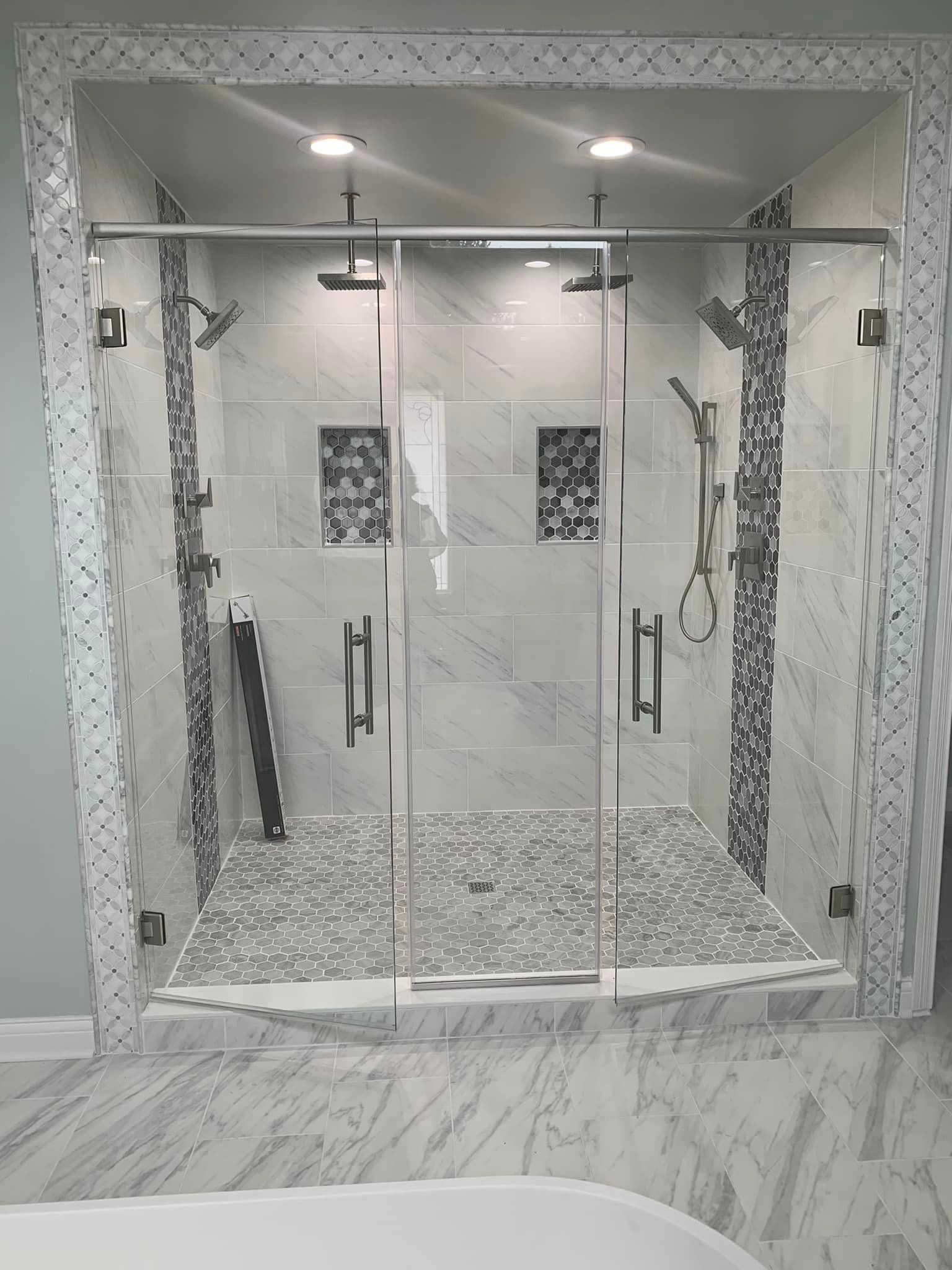 Beautiful Interior Bathroom - Elizabeth, IN - AG Master Tile & More