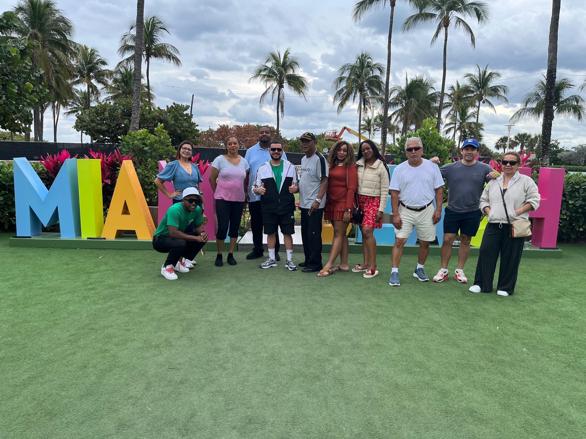 The Miami Bus tour in South beach on a walking tour